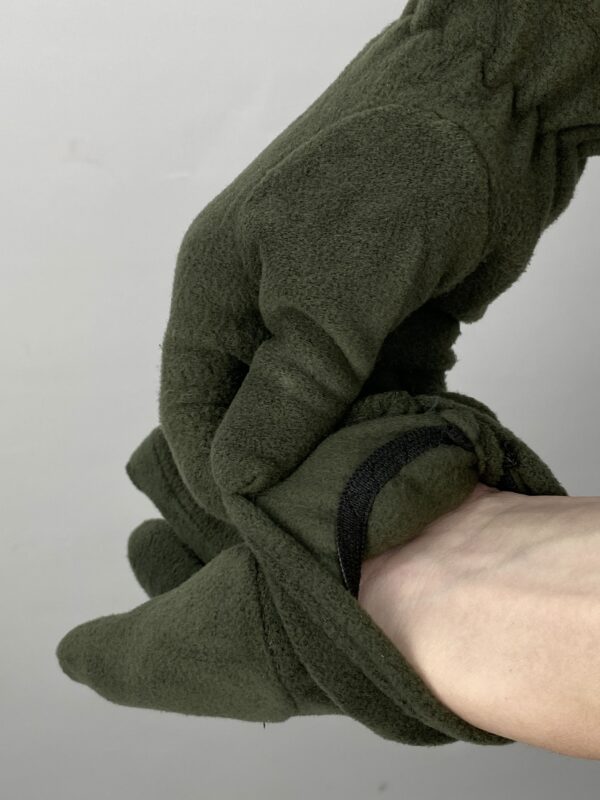 Рукавички Fleece POLAR-240 олива (LE2605) - Зображення 3
